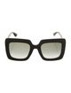 Gucci Square Gradient Sunglasses