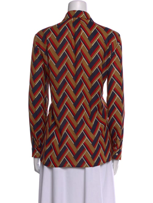 Gucci 2015 Silk Button-Up Top