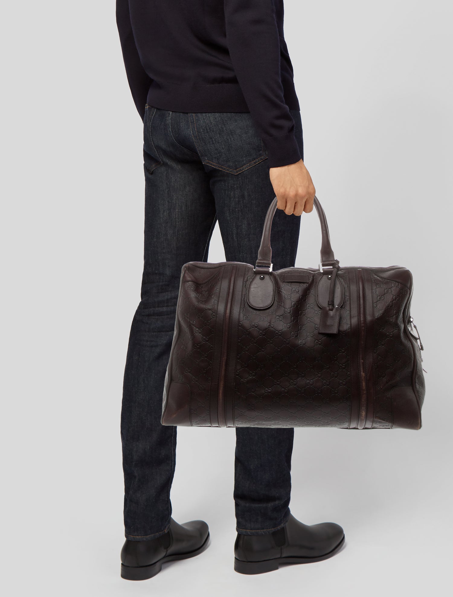 Gucci GG Supreme Weekender Bag