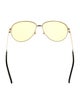 Gucci Aviator Mirrored Sunglasses