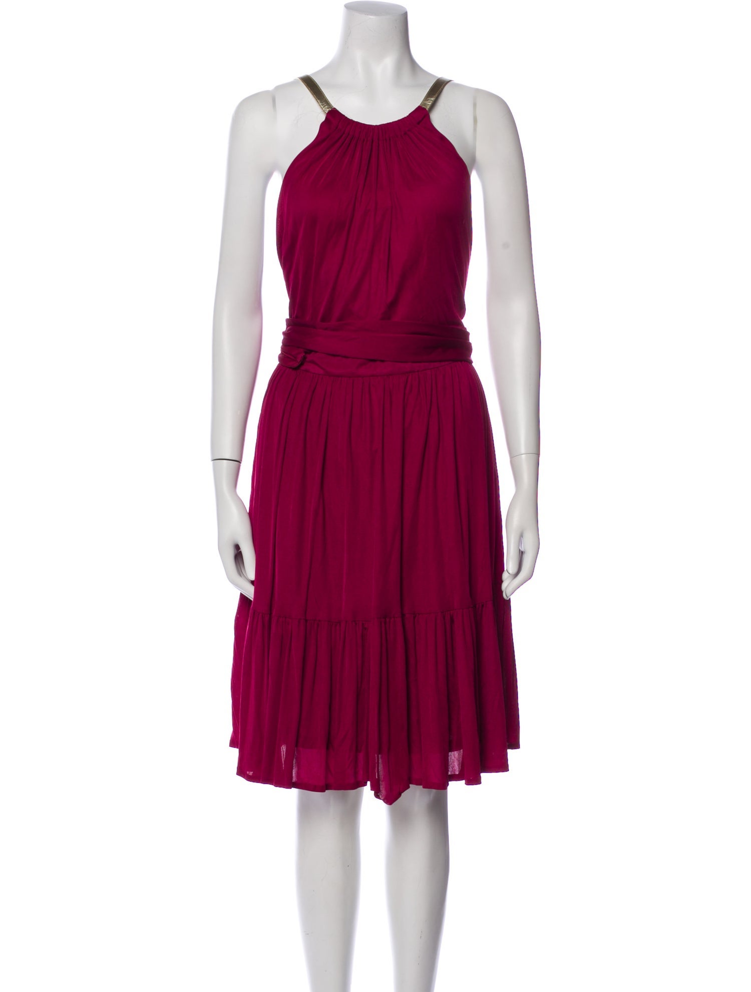 Gucci Scoop Neck Mini Dress