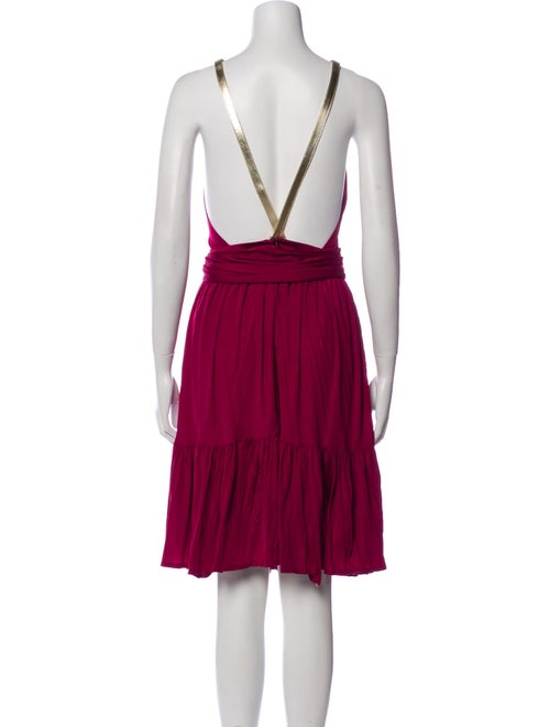 Gucci Scoop Neck Mini Dress