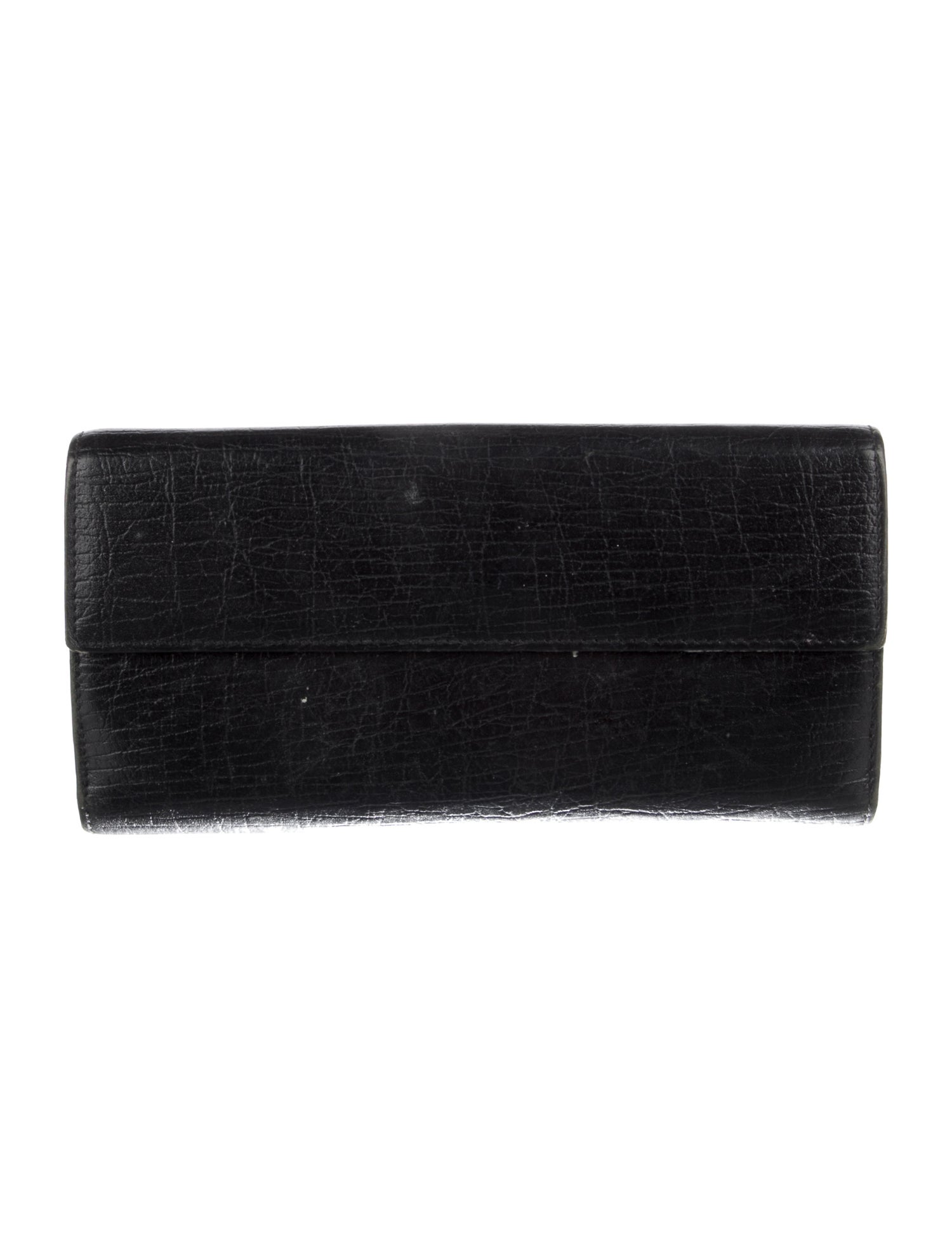 Gucci Hasler Horsebit Accent Leather Continental Wallet