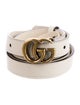 Gucci Double G Logo Skinny Belt