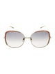 Gucci Oversize Gradient Sunglasses