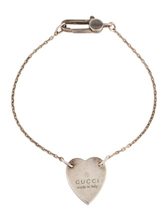 Gucci Trademark Heart Station Bracelet