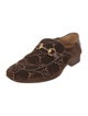 Gucci GG Logo Velvet Dress Loafers