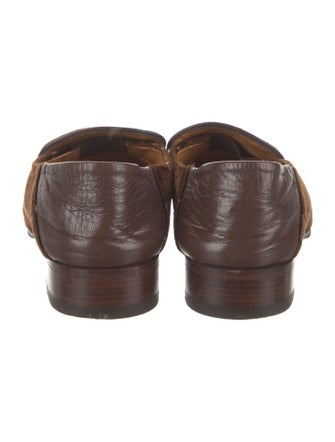 Gucci GG Logo Velvet Dress Loafers