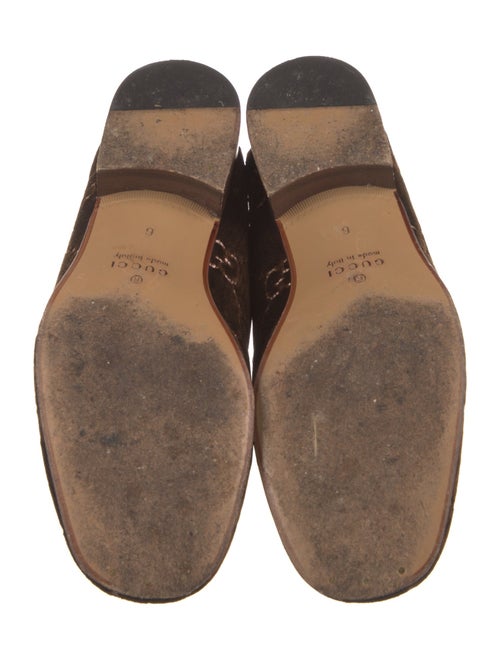 Gucci GG Logo Velvet Dress Loafers