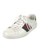Gucci Web Accent Leather Sneakers