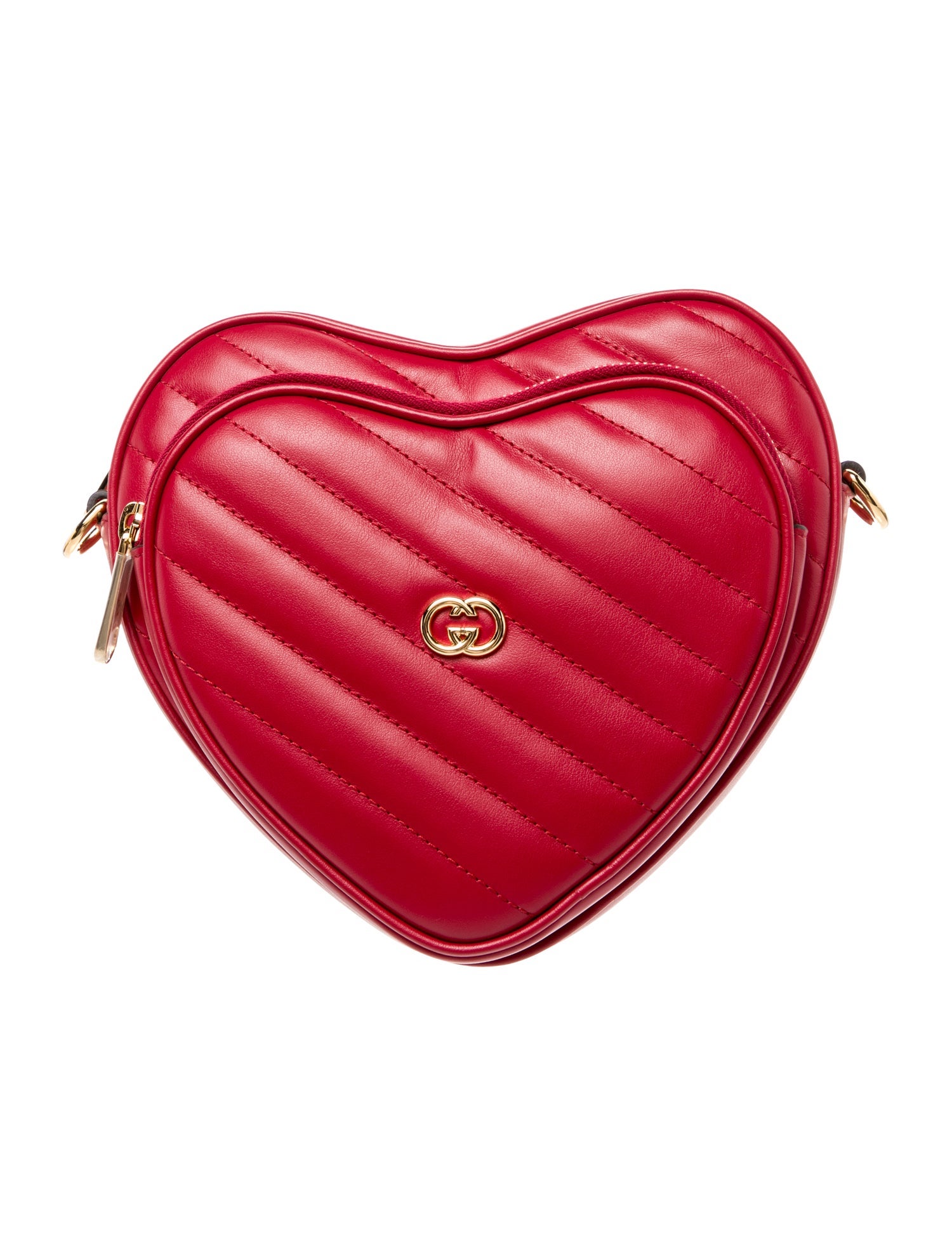 Gucci Interlocking G Interlocking GG Heart Shoulder Bag