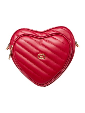 Gucci Interlocking G Interlocking GG Heart Shoulder Bag