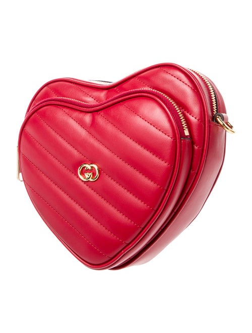Gucci Interlocking G Interlocking GG Heart Shoulder Bag