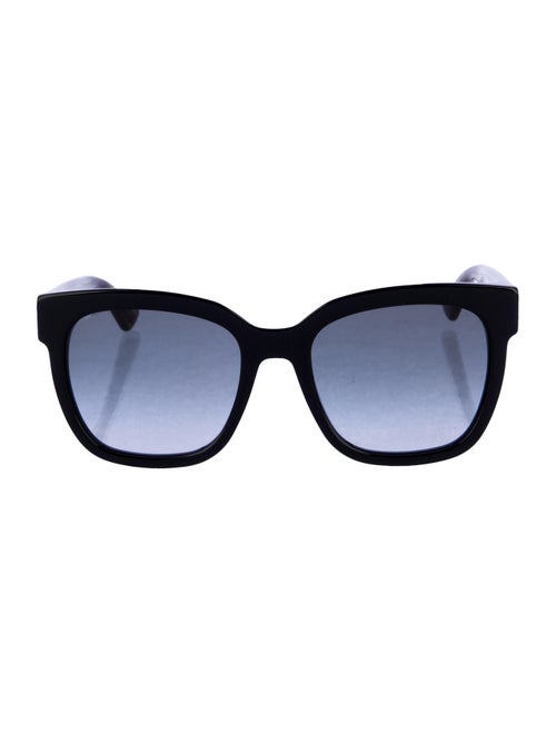 Gucci Web Accent Wayfarer Sunglasses
