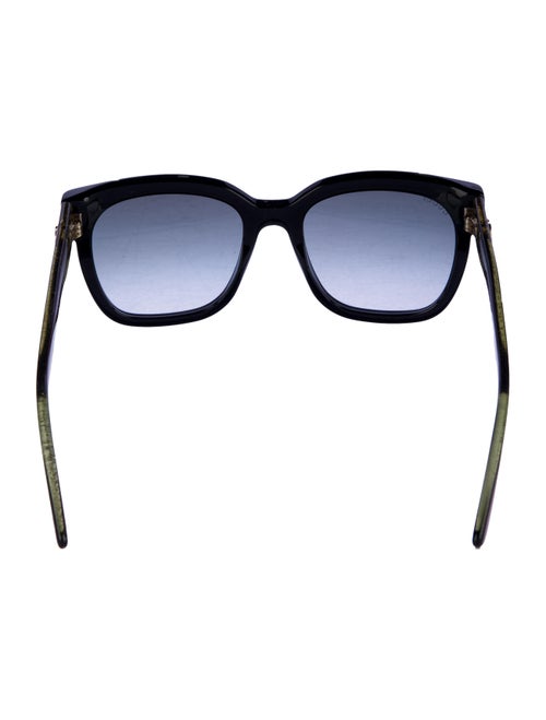 Gucci Web Accent Wayfarer Sunglasses