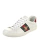 Gucci Web Accent Leather Sneakers