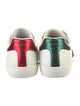 Gucci Web Accent Leather Sneakers