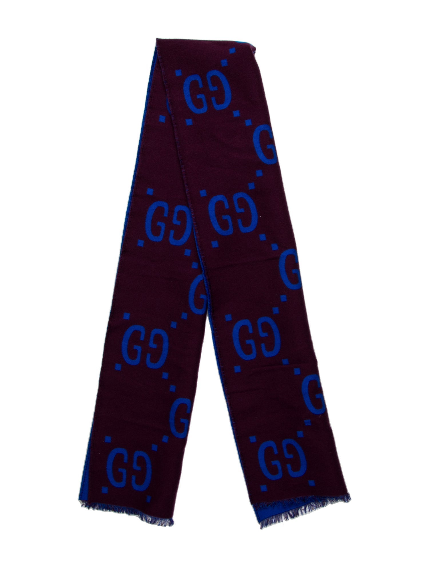 Gucci Wool GG Logo Scarf