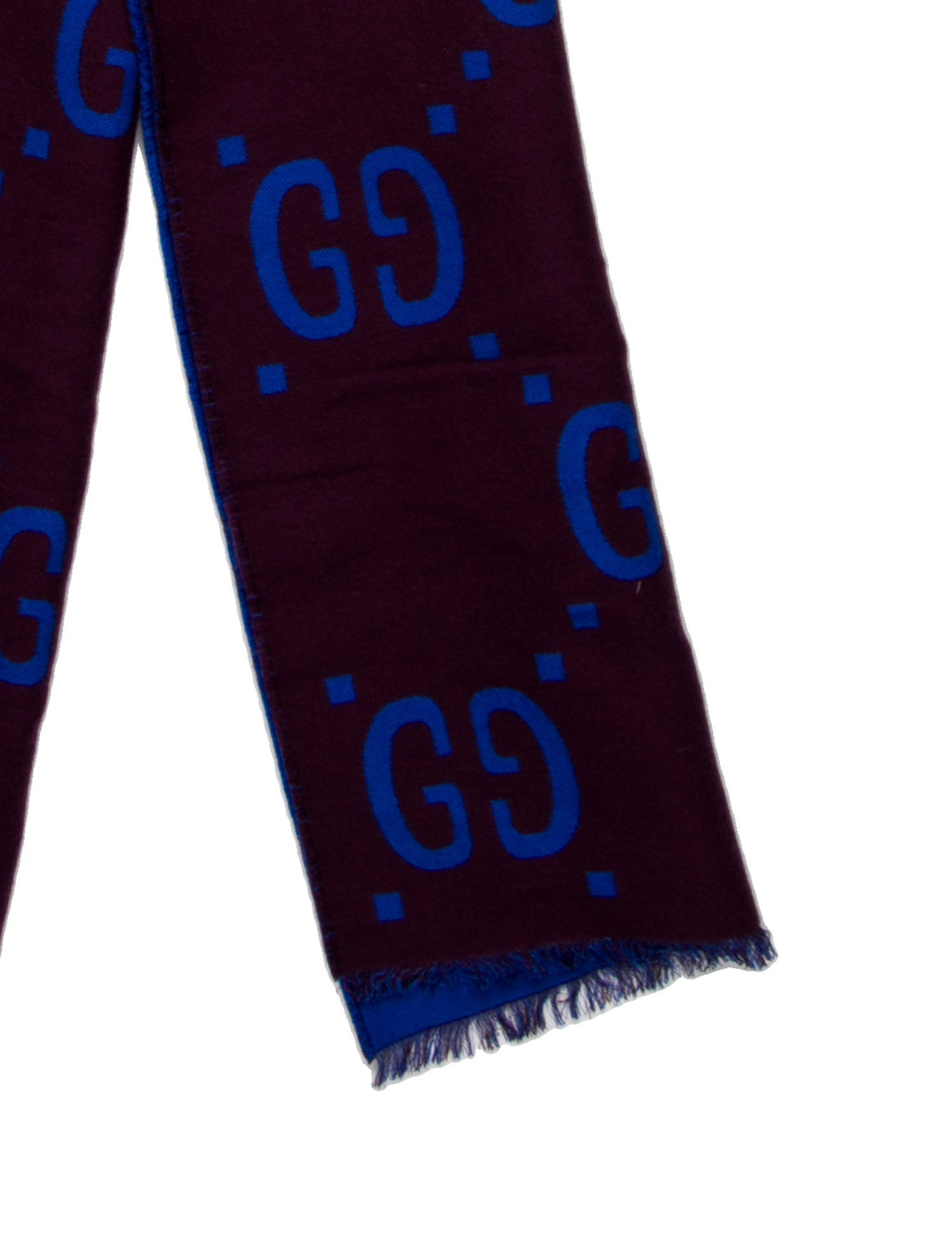 Gucci Wool GG Logo Scarf