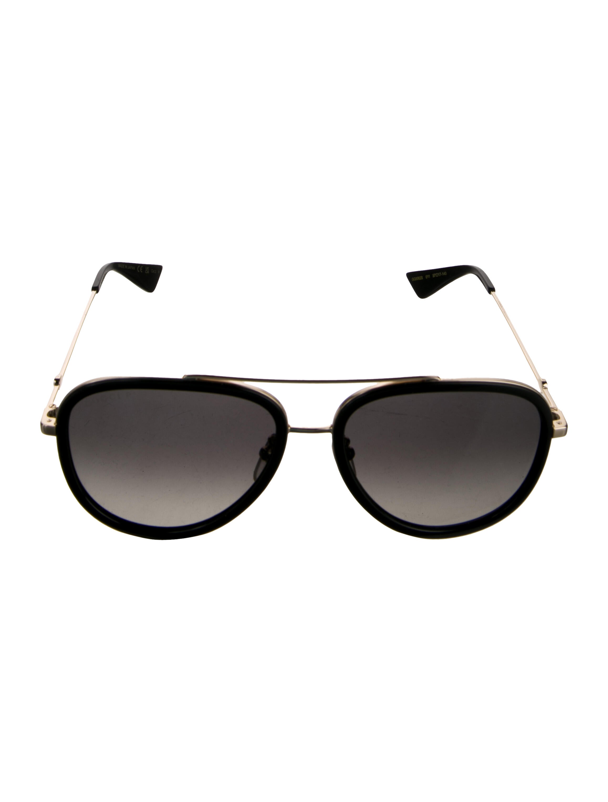 Gucci Interlocking G Logo Aviator Sunglasses w/ Tags