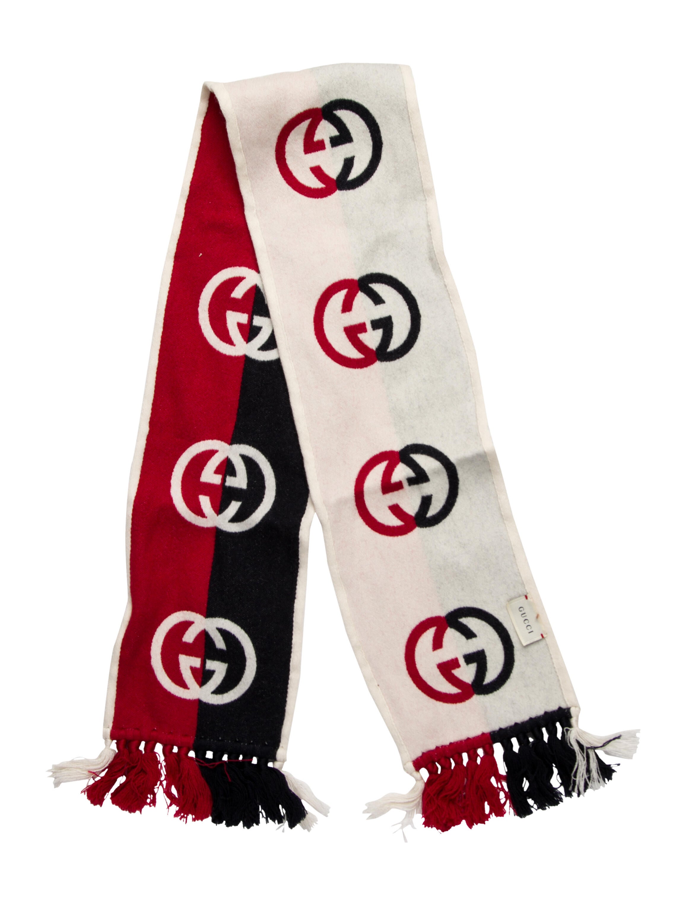 Gucci Wool Interlocking G Logo Shawl w/ Tags