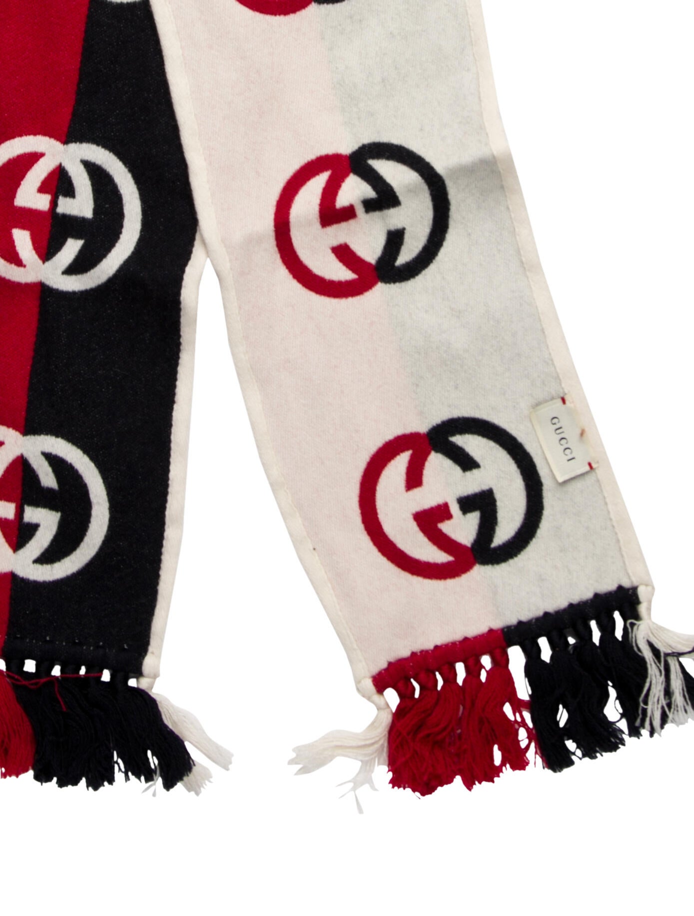 Gucci Wool Interlocking G Logo Shawl w/ Tags