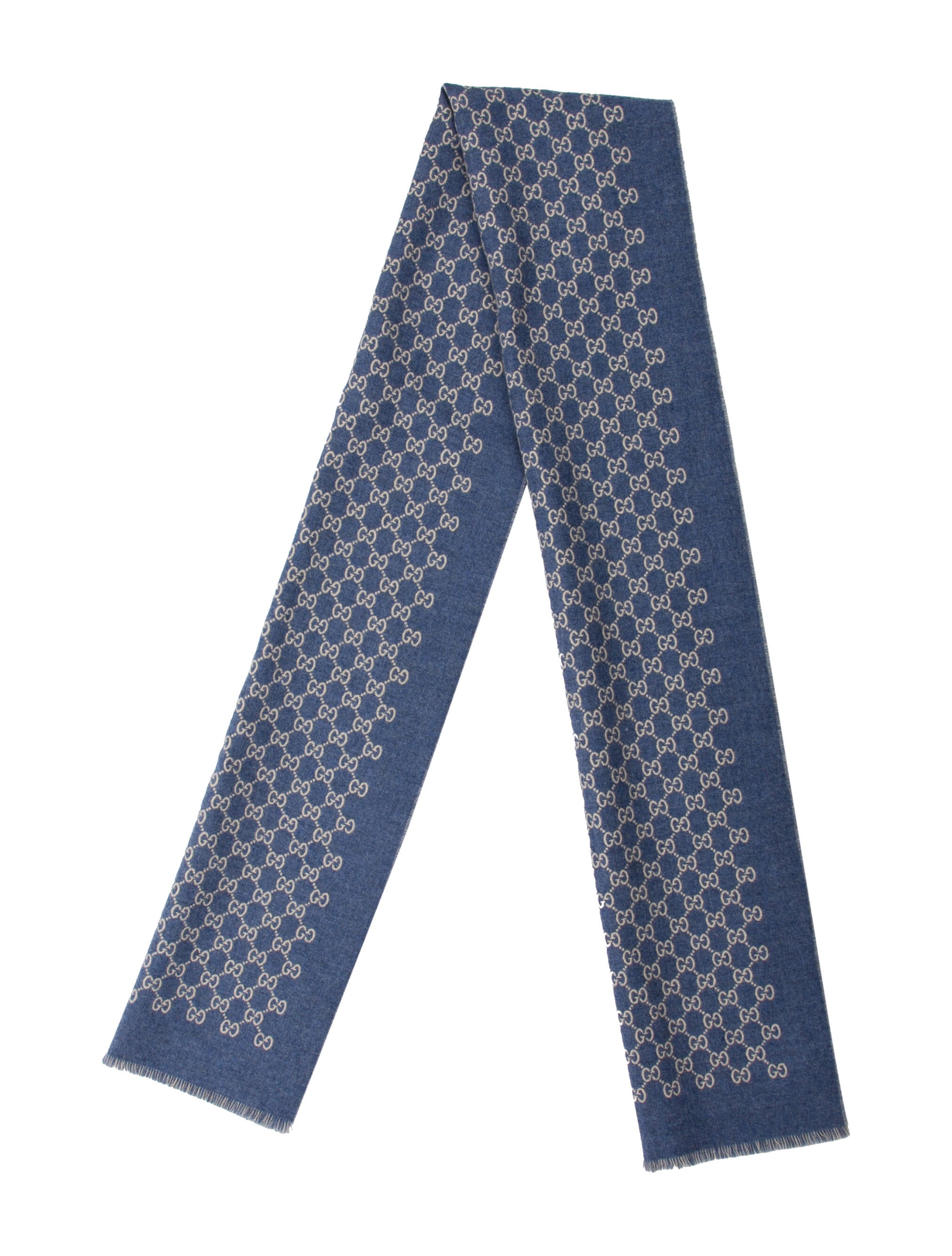 Gucci Wool Printed Scarf