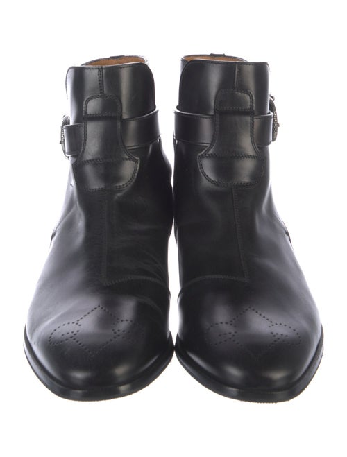 Gucci Kingsnake Leather Boots