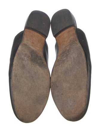 Gucci Horsebit Accent Leather Mules