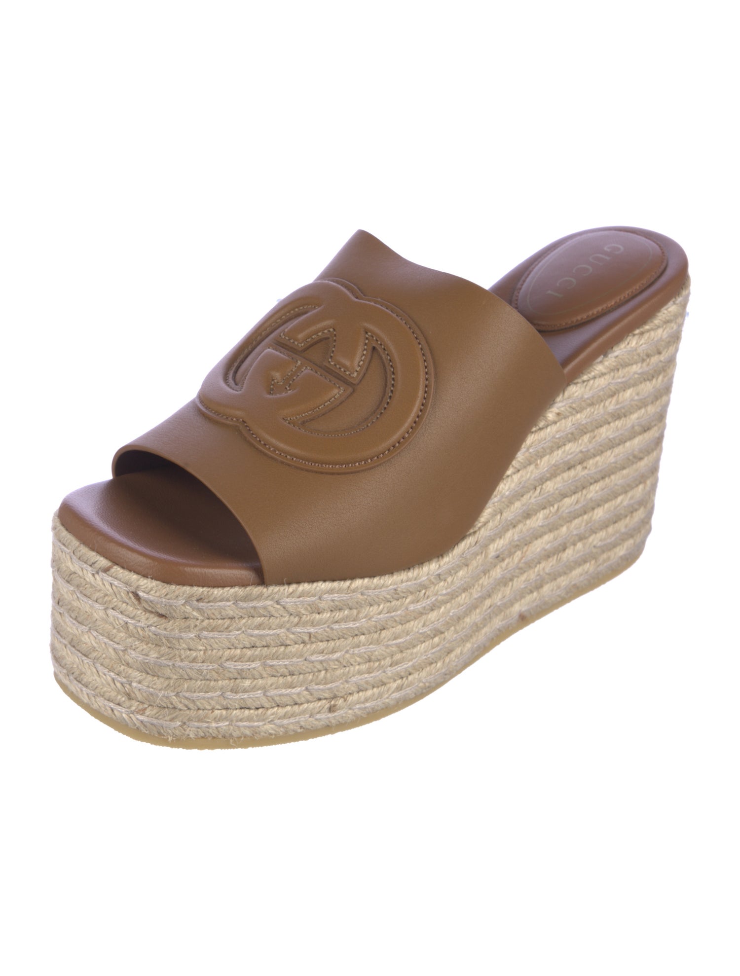 Gucci Leather Espadrilles w/ Tags