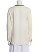 Gucci Silk Mock Neck Blouse