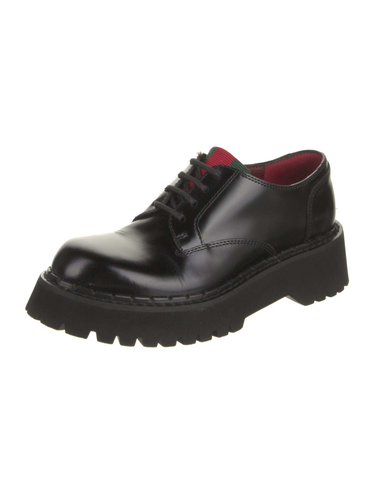 Gucci Horsebit Accent Leather Oxfords