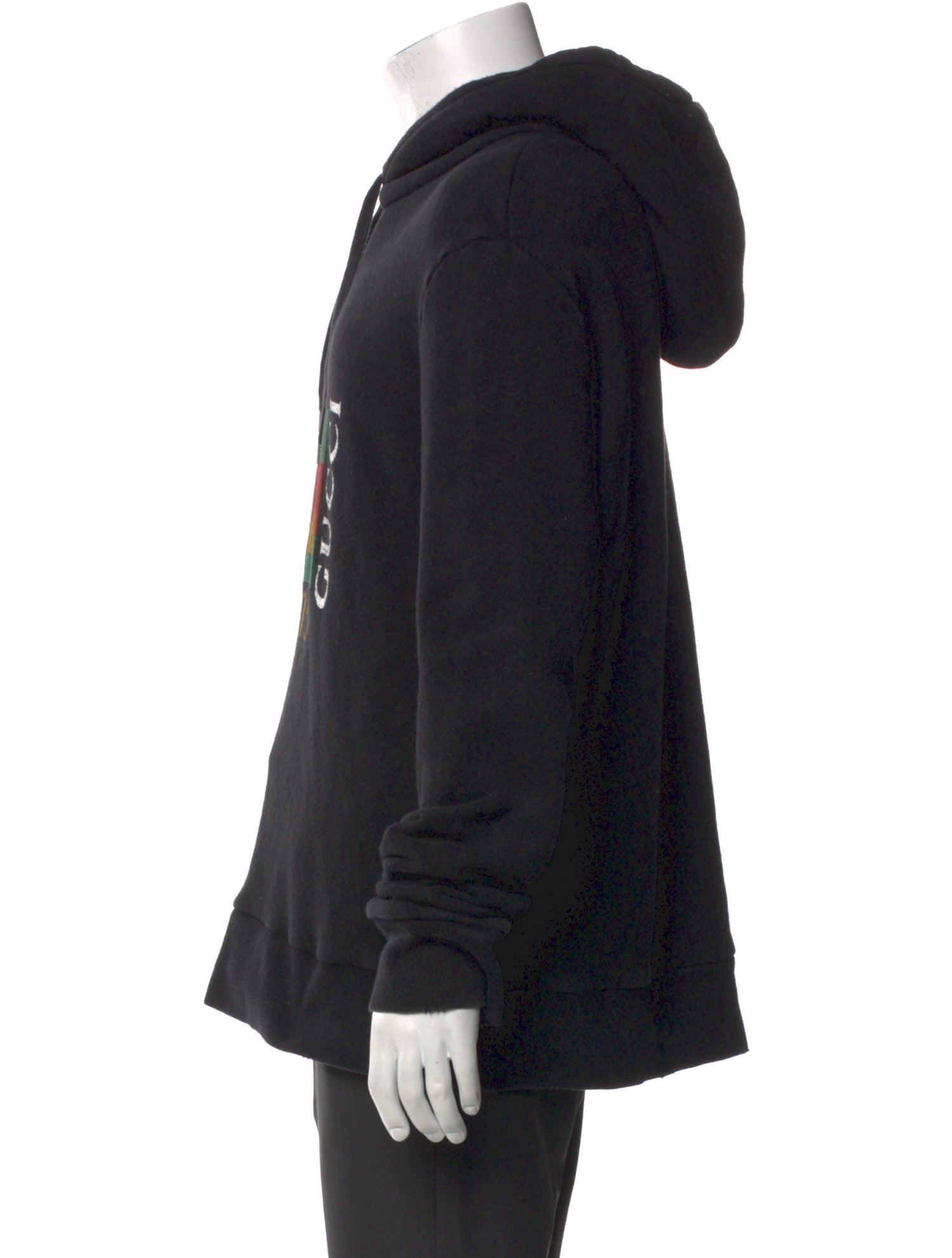 Gucci Graphic Print Crew Neck Hoodie