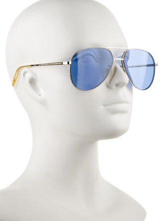 Gucci Aviator Mirrored Sunglasses