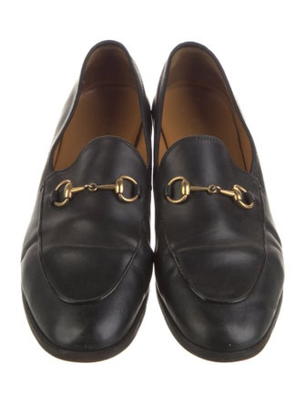 Gucci Horsebit Accent Leather Loafers