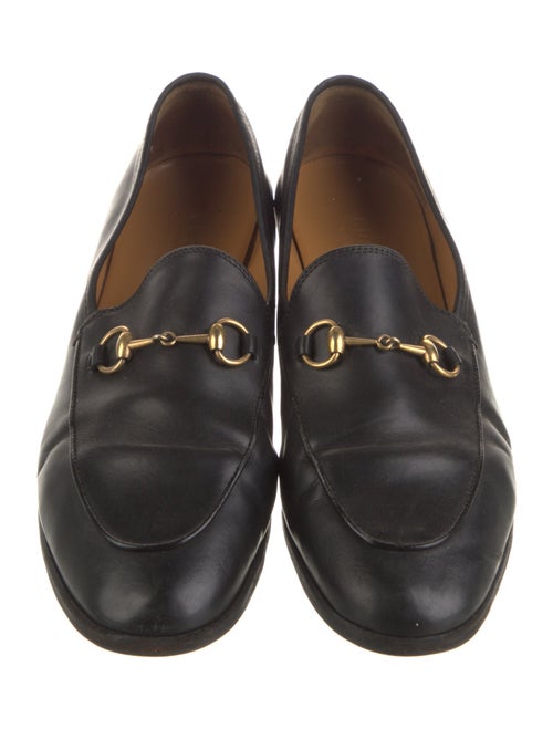 Gucci Horsebit Accent Leather Loafers
