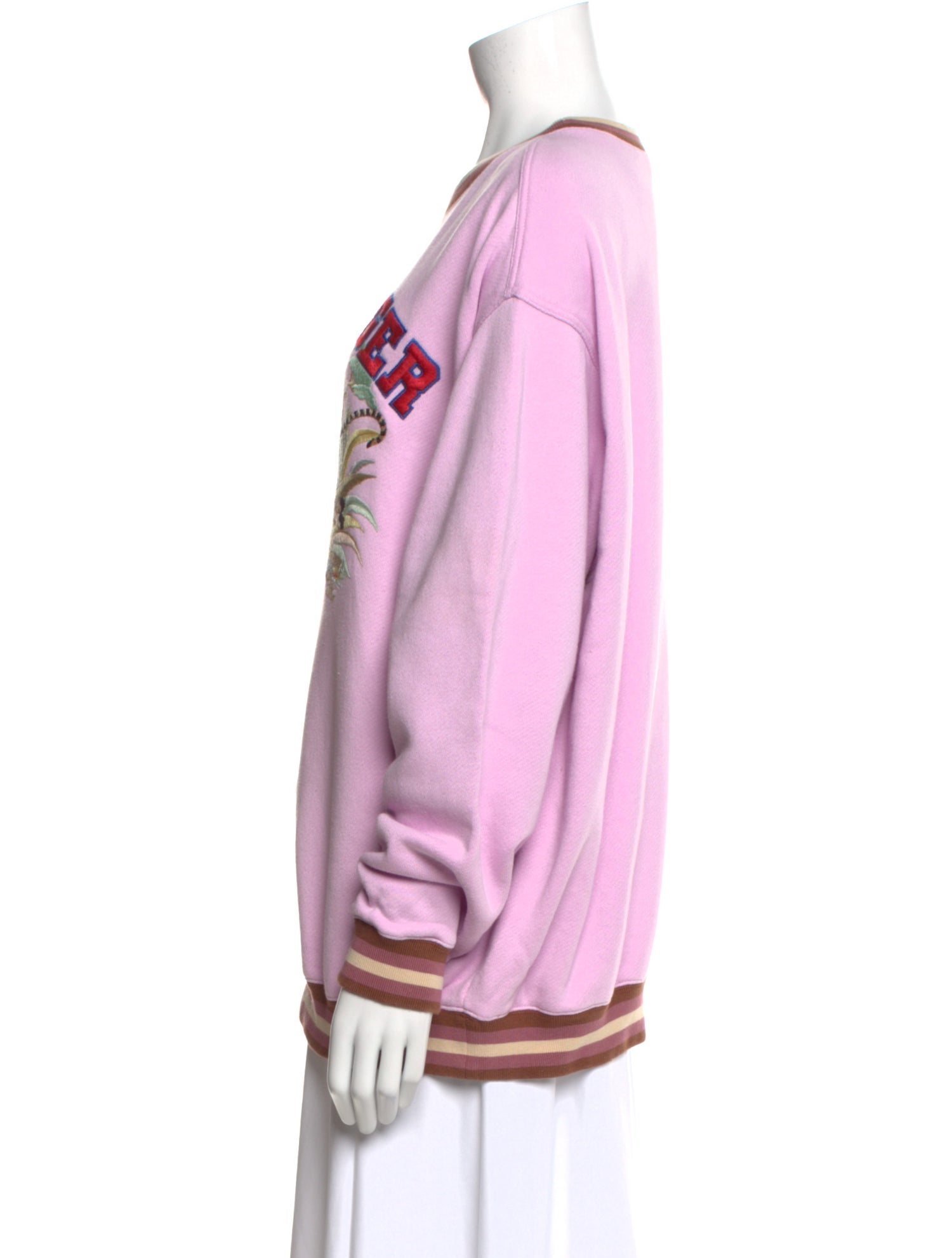 Gucci Graphic Print Crew Neck Sweatshirt