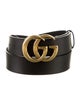 Gucci Double G Logo Leather Belt