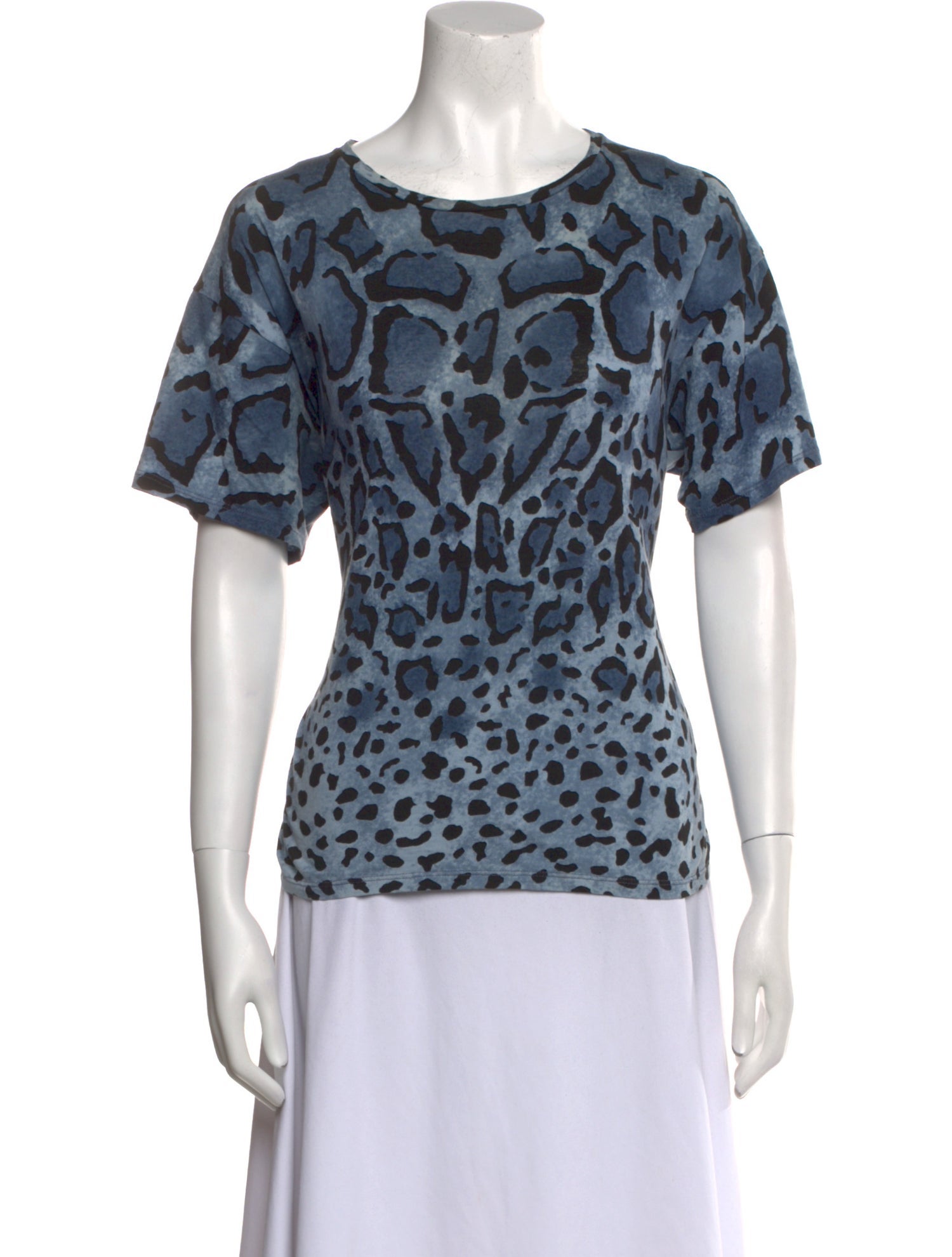 Gucci Animal Print Crew Neck T-Shirt