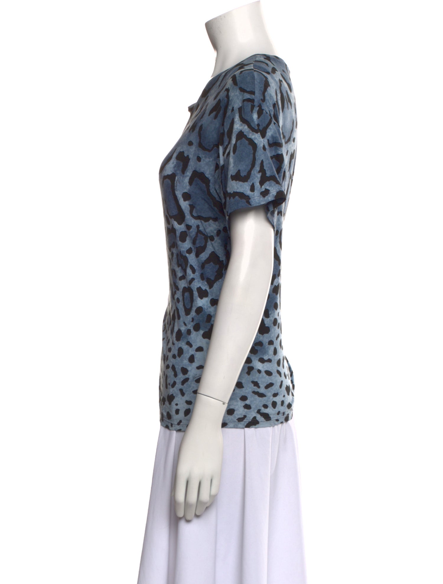 Gucci Animal Print Crew Neck T-Shirt