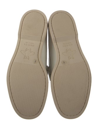 Gucci Horsebit Accent Leather Boat Shoes