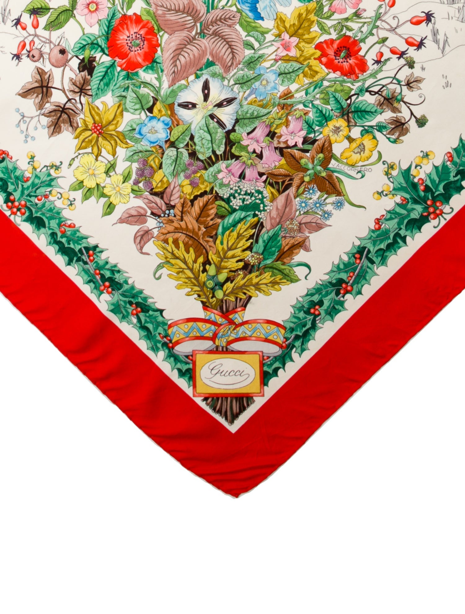 Gucci Silk Vintage Scarf