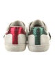 Gucci Web Accent Leather Sneakers