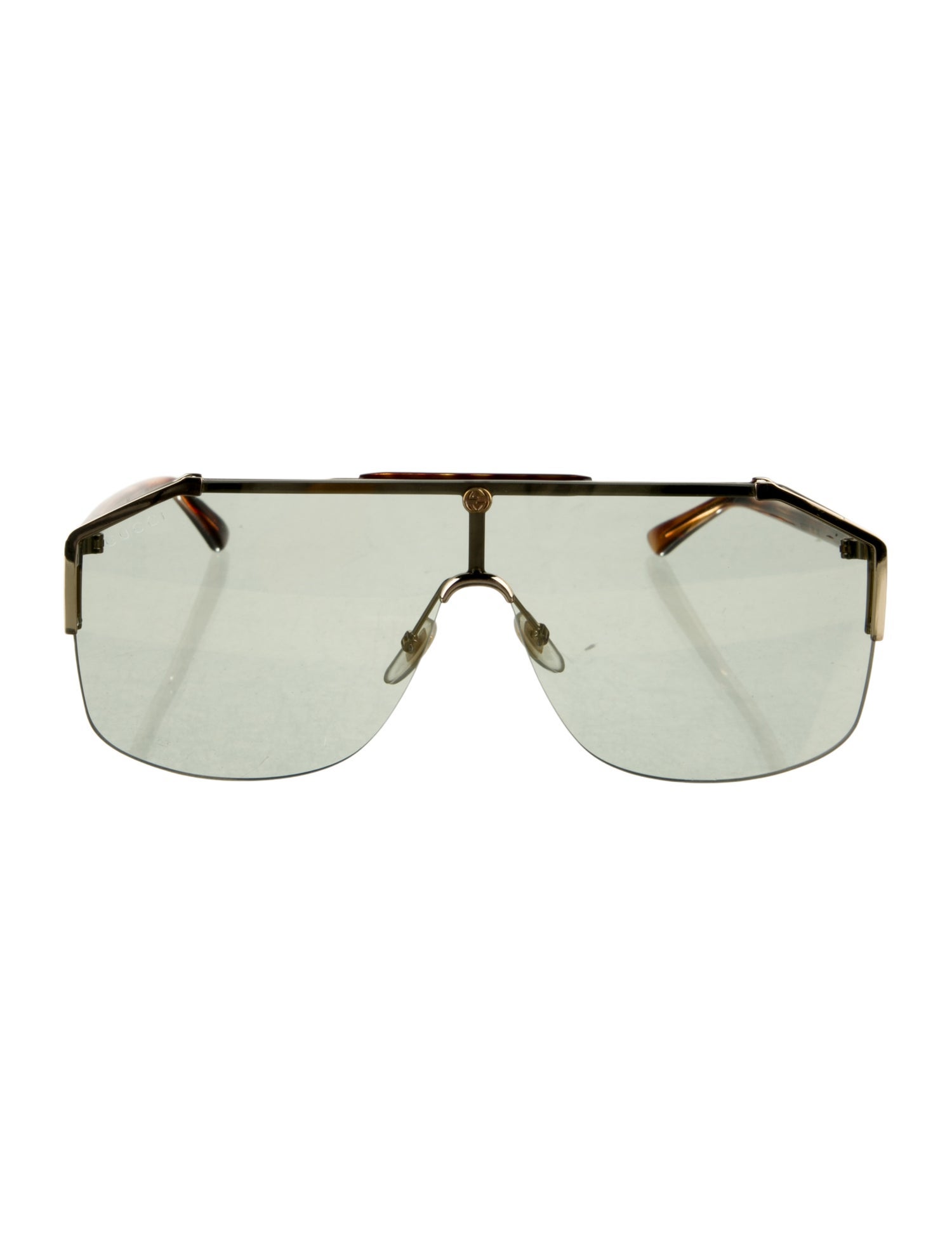 Gucci Shield Tinted Sunglasses
