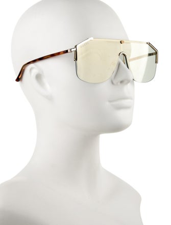 Gucci Shield Tinted Sunglasses
