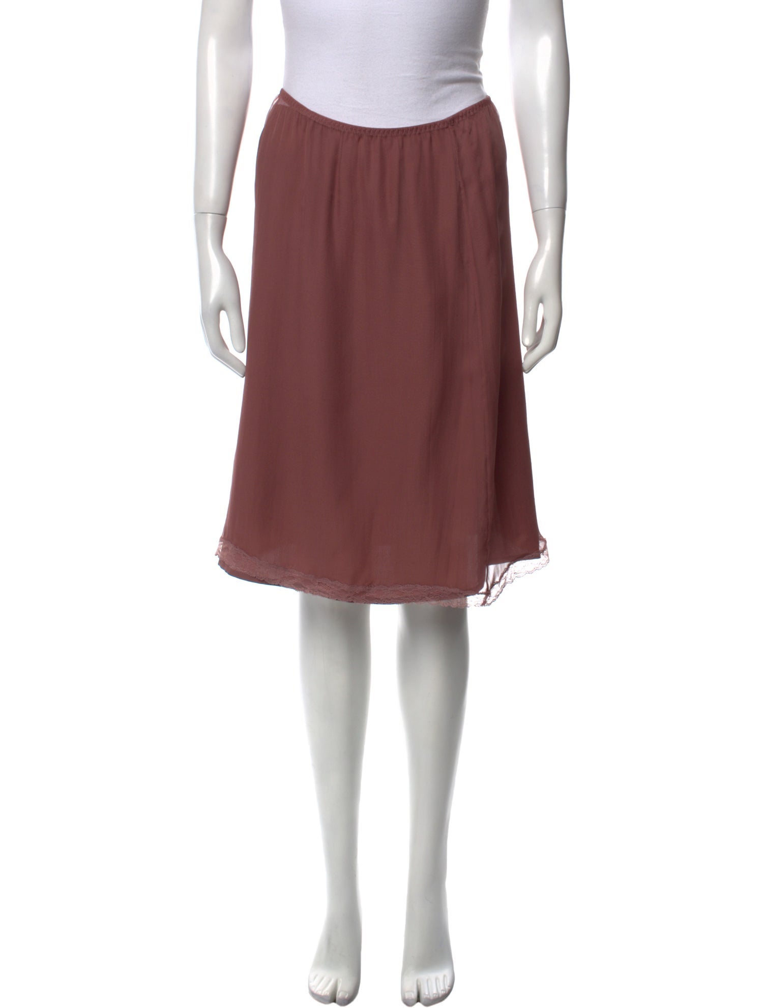 Gucci Silk Knee-Length Skirt w/ Tags