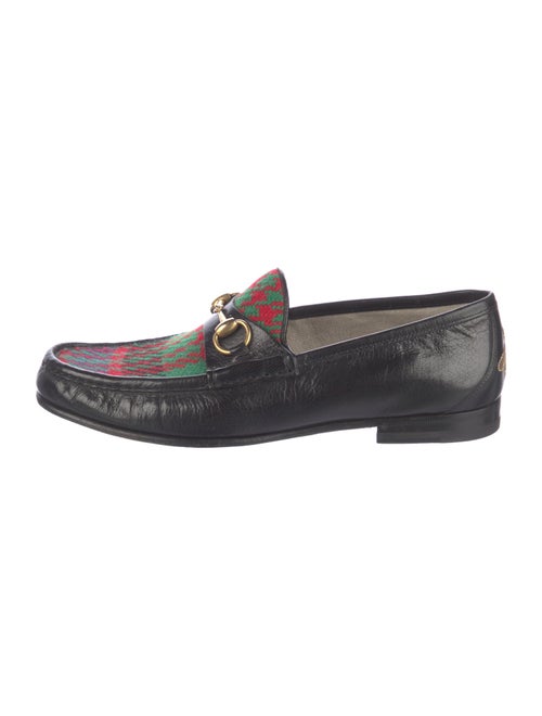 Gucci Horsebit Accent Leather Loafers