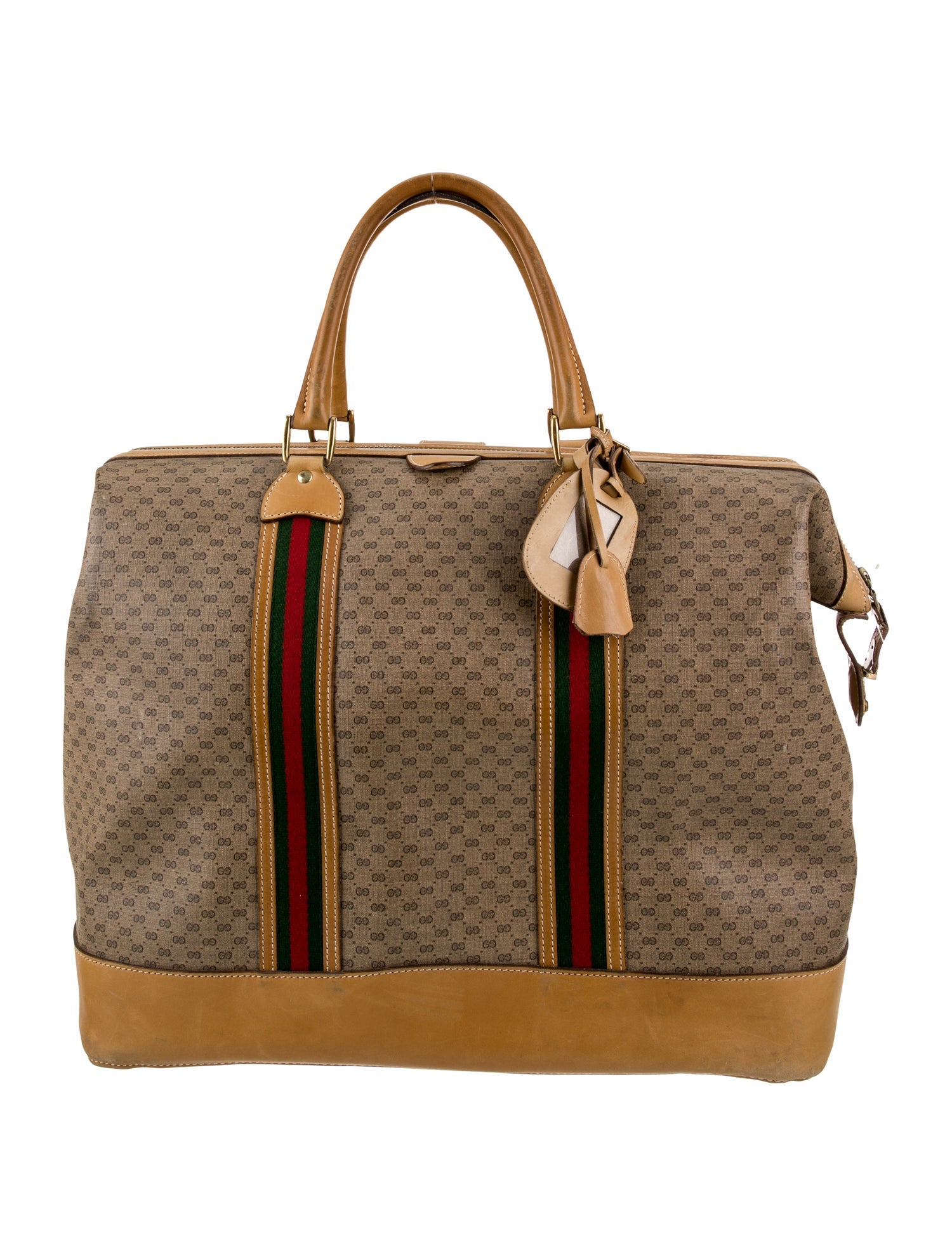 Gucci Web Weekender Bag Vintage