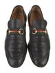 Gucci Web Accent Leather Dress Loafers