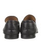 Gucci Web Accent Leather Dress Loafers